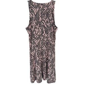 ATHLETA Santorini Green pink camo sleeveless jersey knit dress NWOT sz M